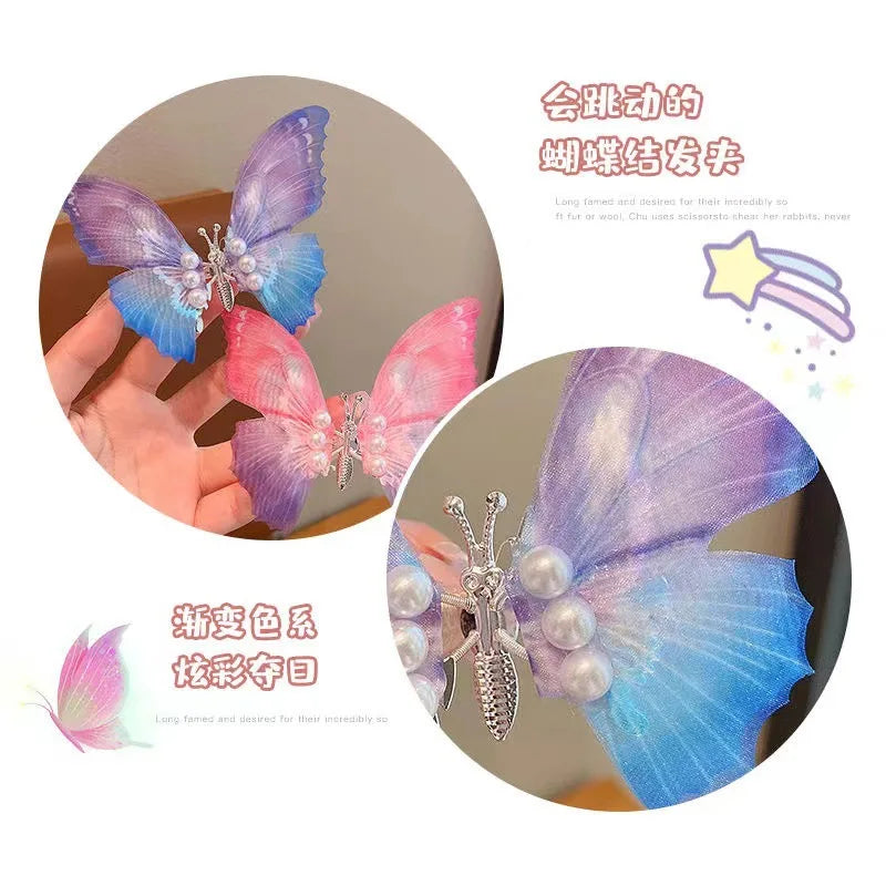 Pince Papillon Scintillante