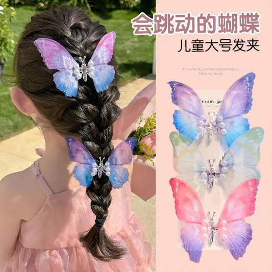 Pince Papillon Scintillante